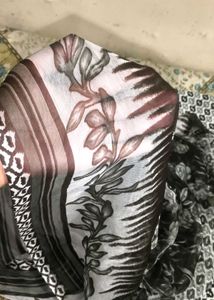 Crepe Senthetic Dress Material