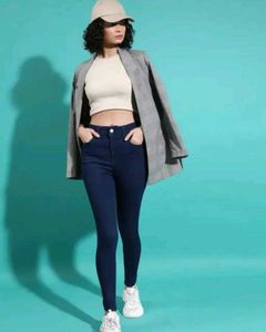 Dark Blue Denim Jeans