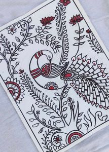 Madhubani paintings hand made work