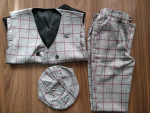 Waist Coat Pant Set For Boys