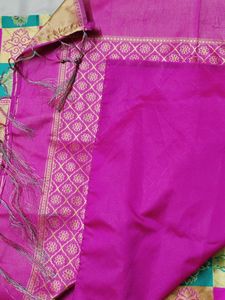 Multicolored Banarasi Silk Saree
