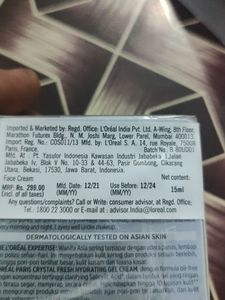 Loreal Paris Gel Cream