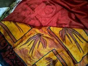 RED♥️ BEIGH 💛 ORANGE 🧡 SAREE