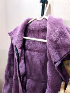 Imported luxury faux fur jacket/sweater