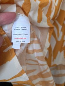 Patterned Long Sleeve Top