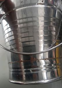 Steel Water Iron Bucket With Lid
