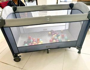 Babyhug My Space Playpen With Removable Mosquito Net