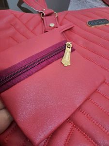 Da Milano Red Handbag