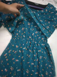 Printed Long Dress