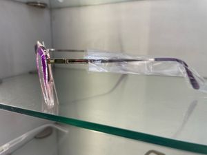 Defelia Purple Cat Eye Glasses