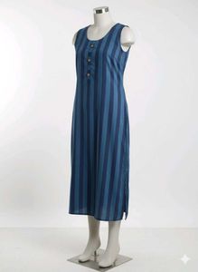 Chic Blue Striped Kurta