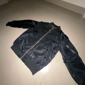 Black Bomber Jacket