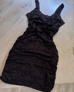 Little Black Dress with Ruching