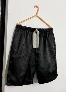Comfortable Black Drawstring Shorts