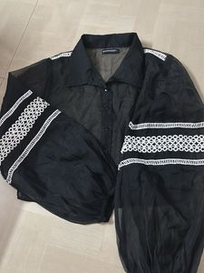 Black Sheer Blouse