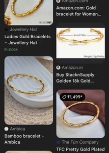 Bamboo Design Bangle🎀🎀