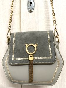 Grey Sling Bag