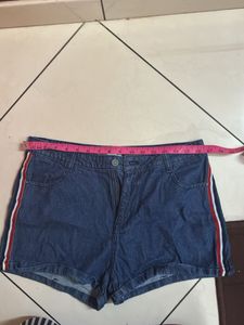Blue Denim Shorts