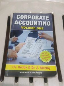 Corporate Accounting T.S Reddy And Dr.A.murthy