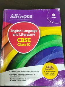 ALL IN ONE CLASS 10 CBSE ENGLISH
