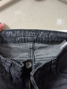 Dark Grey Denim Jeans