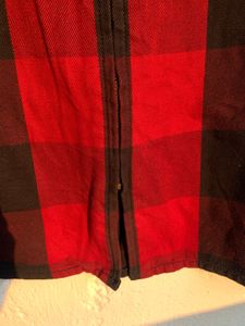 Levi's Red &amp; Black Plaid Shirt