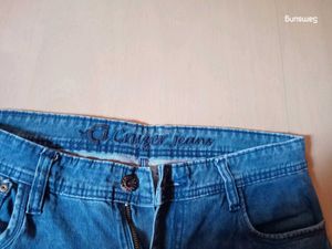 Blue Flare Leg Denim Jeans