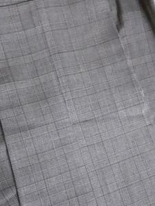 Formal Pant With Check Waist 32 For Men Grey Colou