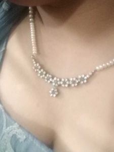 Pearl &amp; Emerald Necklace