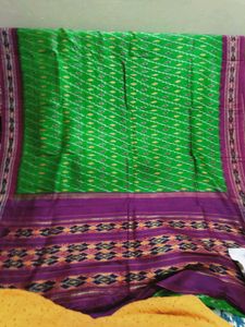 Green & Purple Designer Saree