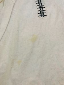 Max White Embroidered Tunic Top