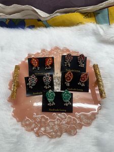 Handmade Fabric Earrings