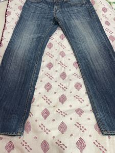 Aesthetic wave 🌊 Blue Denim Jeans Bootcut pant at
