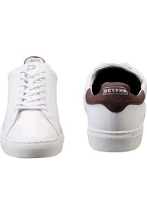 DCYPHR White Leather Sneakers