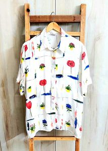 Offwhite Printed Shirt Size-42-44