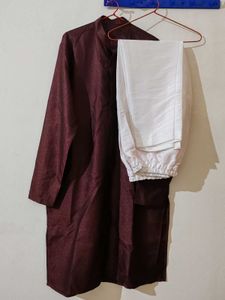 Maroon Kurta Set