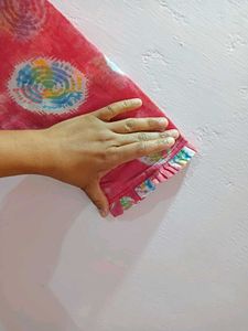 Red Printed Kurta