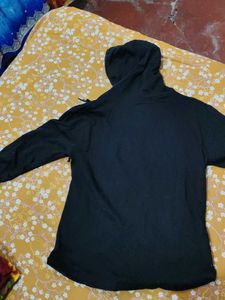 Black Zip-Up Hoodie