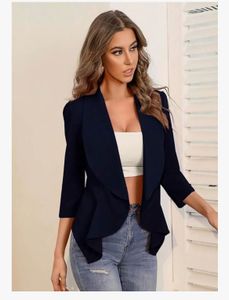 Black Cascade Blazer