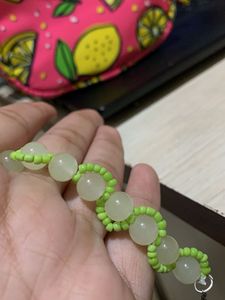 Green Beaded Bracelet