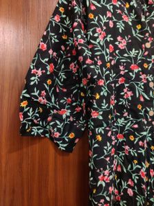 Black Floral Dress