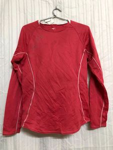 Mizuno Pink Long Sleeve T Shirt