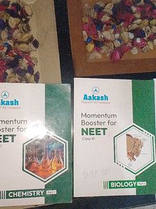 Aakash NEET PCB momentum  Booster XII and  XI with