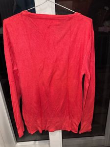 Peach Party Wear Woollen Top For Women