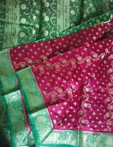 Elegant Green Saree