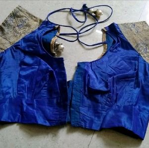 beautiful silk saree with blouse