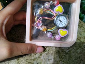Beaded Heart Watch