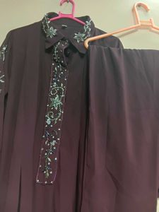 Handwork Peplum set with Dupatta