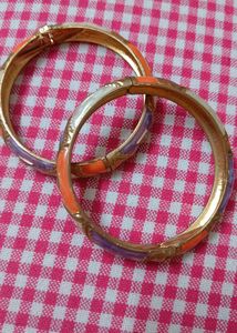 New Enamel Work Bangles, Trendy, Never Used