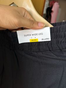 ZUDIO WIDE LEG LINEN TROUSERS